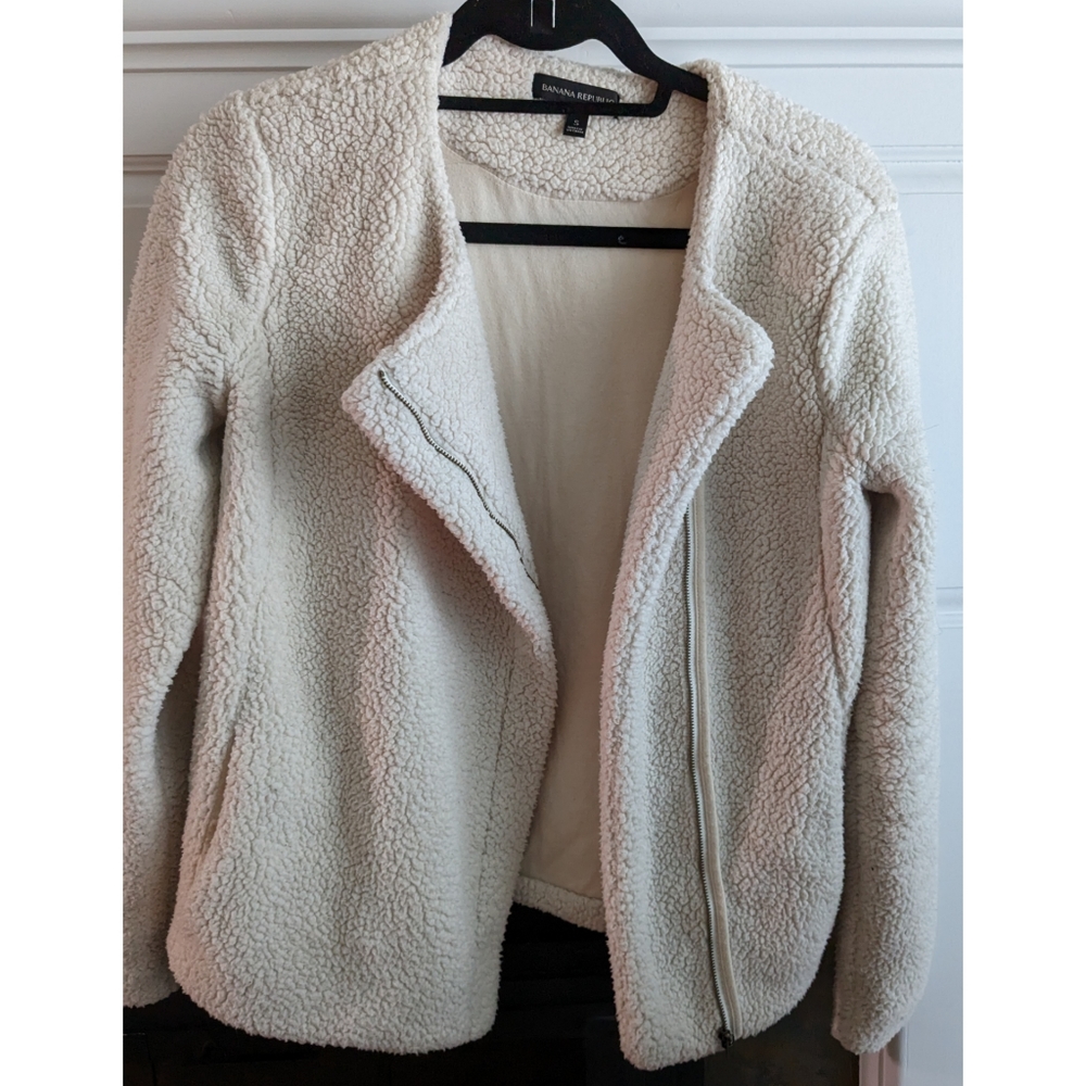 Banana republic Sherpa zip jacket